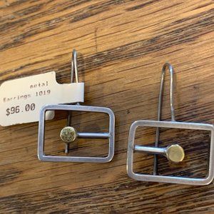 Mixed Metal Earrings